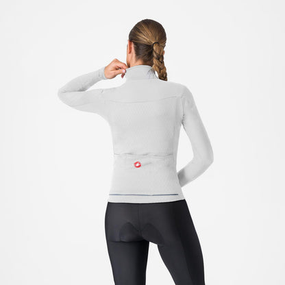 Maillot CASTELLI SFIDA 3 Mangas Compridas Feminino Cinzento
