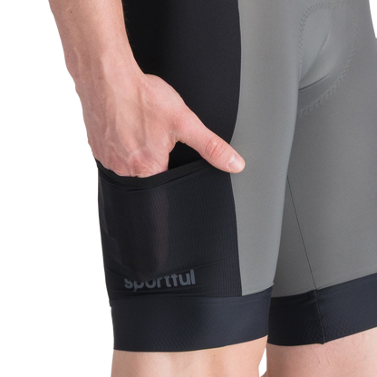 Calção Curto com Alças SPORTFUL SUPERGIARA 2 Cinzento/Preto
