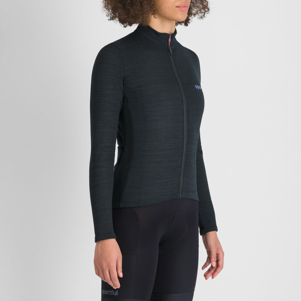 Camisola SPORTFUL SUPERGIARA WOOL de manga comprida para mulher preta