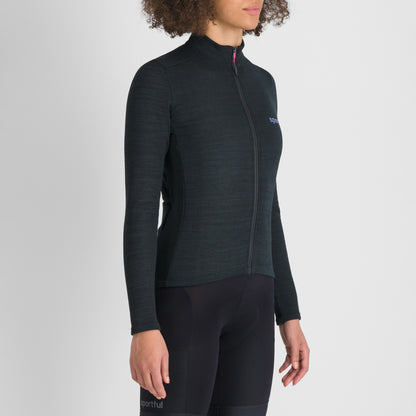Camisola SPORTFUL SUPERGIARA WOOL de manga comprida para mulher preta