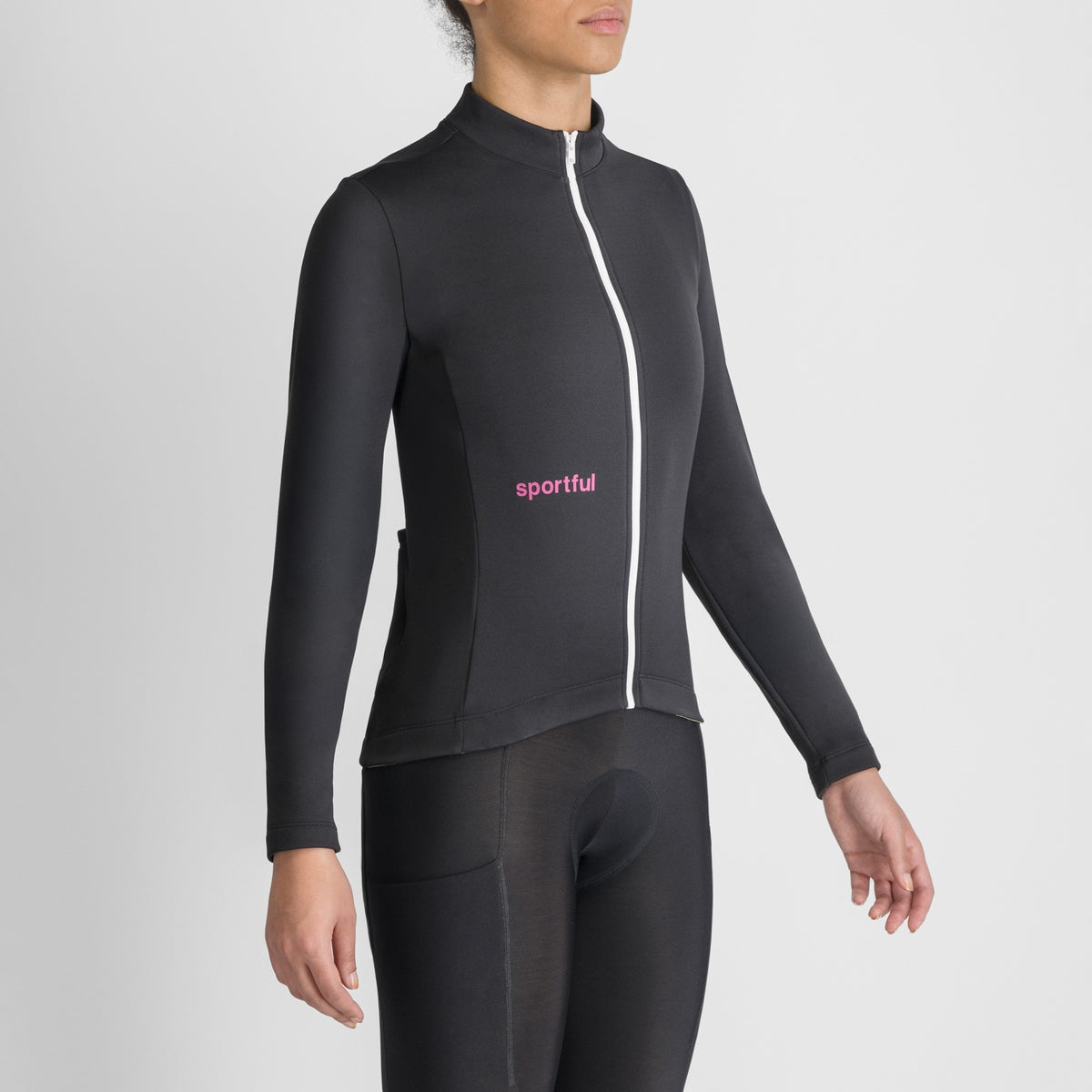 Camisola SPORTFUL Clássica de manga comprida para mulher preta