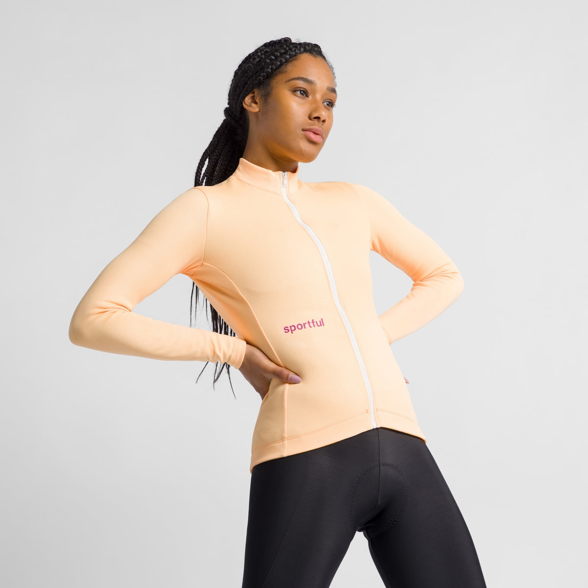 Camisola SPORTFUL Clássica de manga comprida para mulher amarela