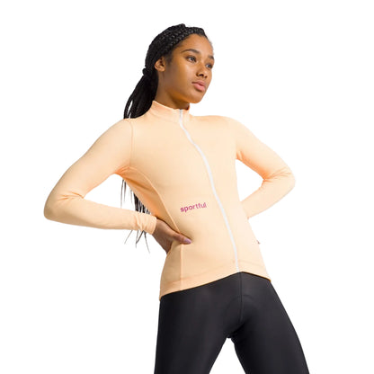 Camisola SPORTFUL Clássica de manga comprida para mulher amarela