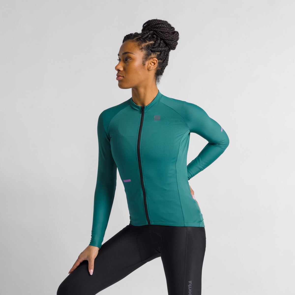 Camisola SPORTFUL SUPERNOVA de manga comprida para mulher verde