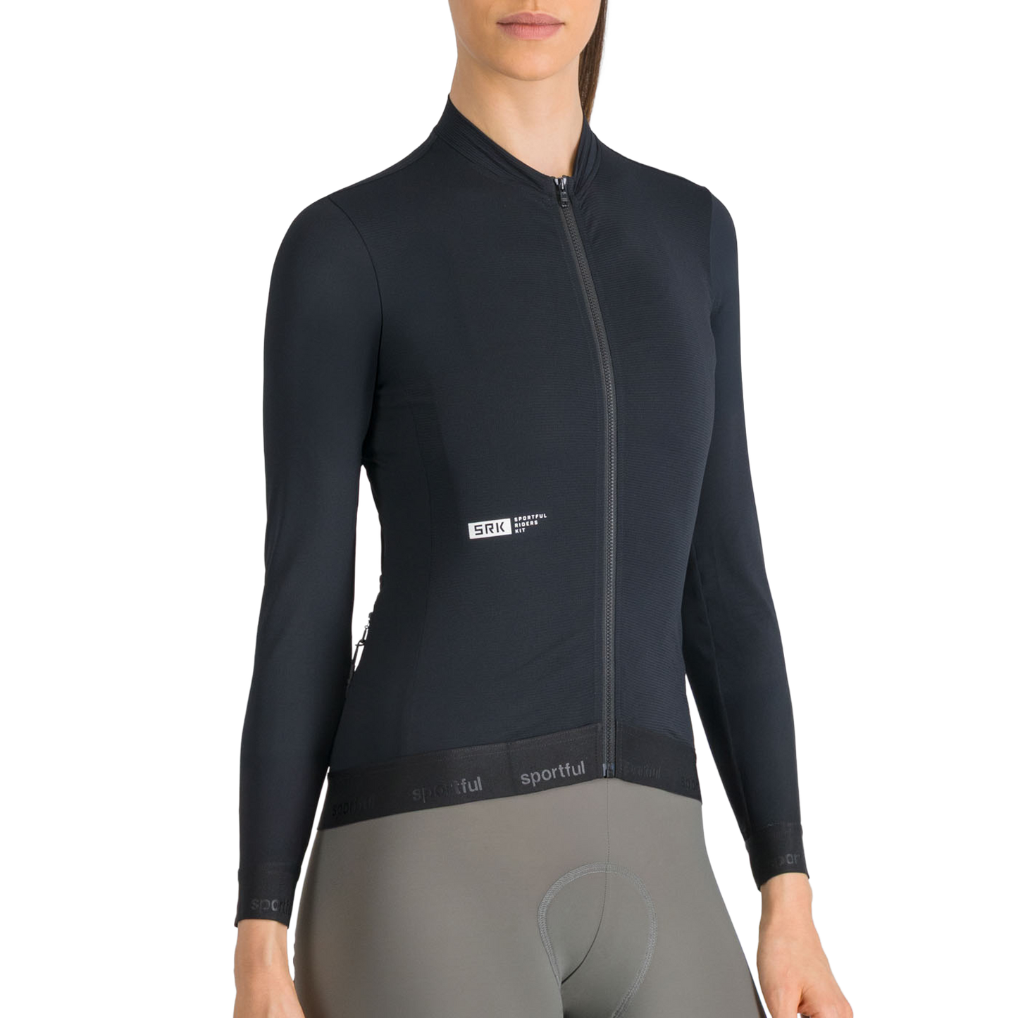 SPORTFUL SRK Camisola de manga comprida para mulher Preto