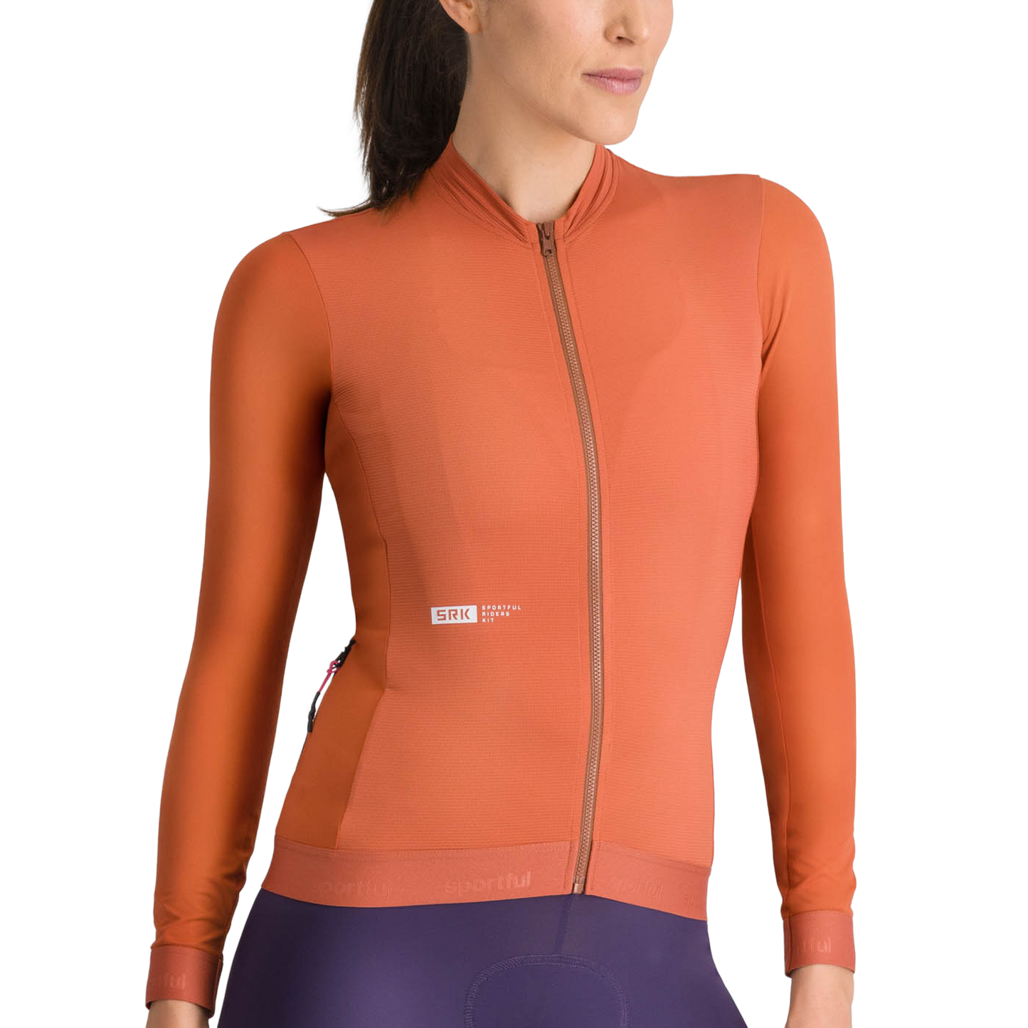 Camisola de manga comprida laranja SPORTFUL SRK para mulher