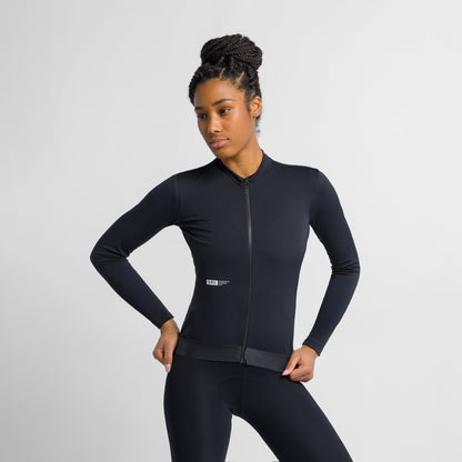 Camisola de ciclismo SPORTFUL SRK 2 de senhora, de manga comprida, preta