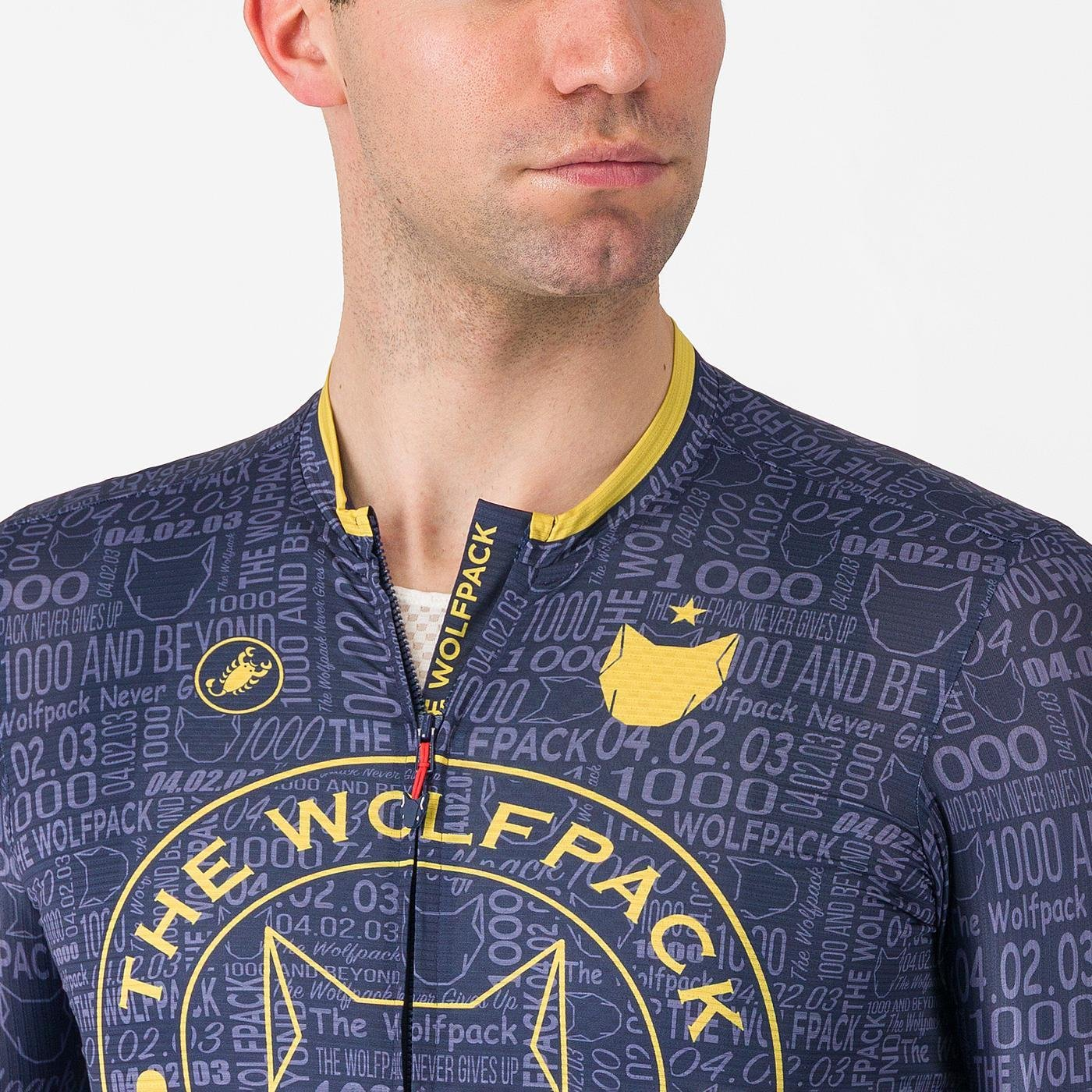 CASTELLI WOLFPACK 1000 VICTORY Camisola de manga curta Marinho