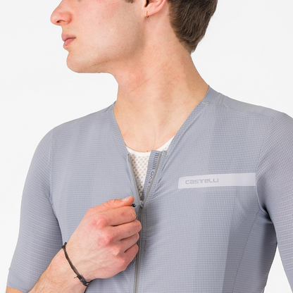 Maillot CASTELLI PREMIO EVO Mangas Curtas Cinzento