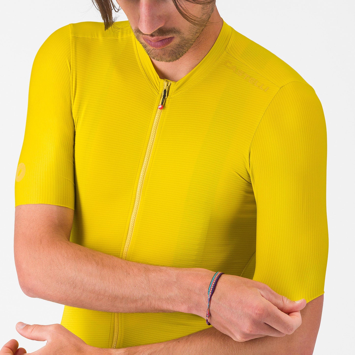 CASTELLI ESPRESSO 2 Camisola de manga curta Amarelo