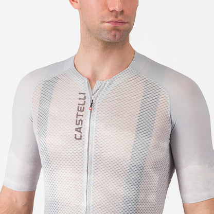 Maillot CASTELLI CLIMBER'S A/C Mangas Curtas Cinzento 2026