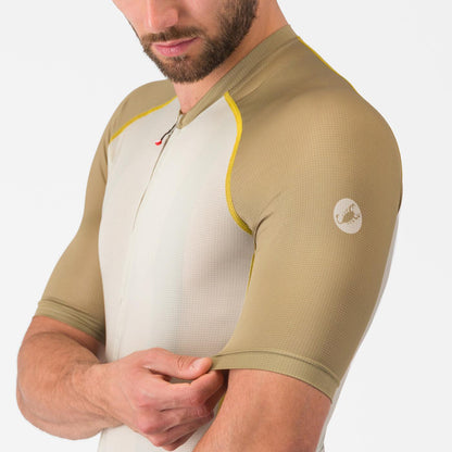 Jersey CASTELLI UNLIMITED ENDURANCE 3 Bege/Caqui