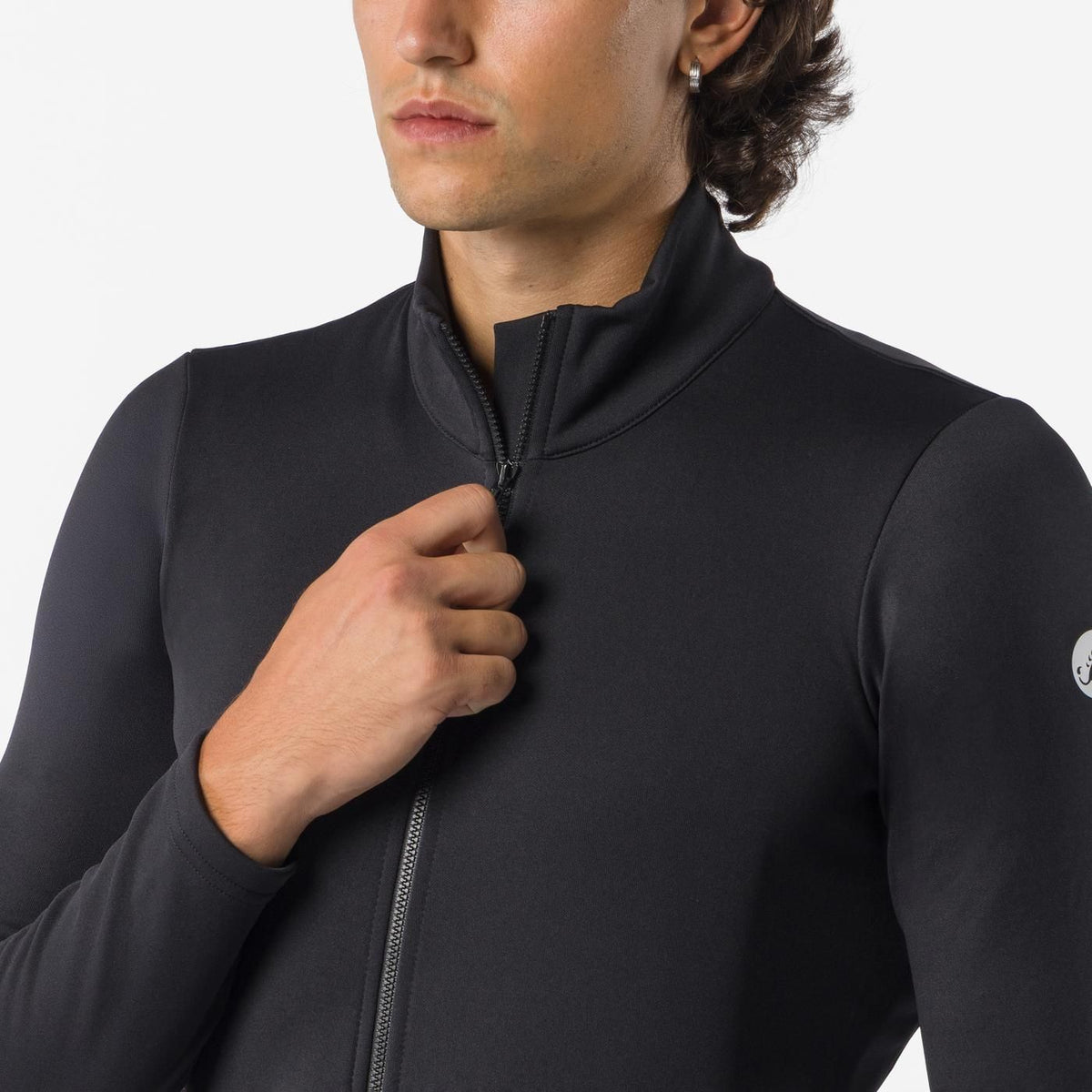 Camisola CASTELLI COMPETIZIONE THERMAL Mangas Compridas Preto