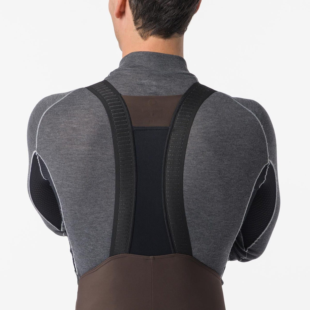 Culote Longo com Alças CASTELLI ESPRESSO 2 Castanho