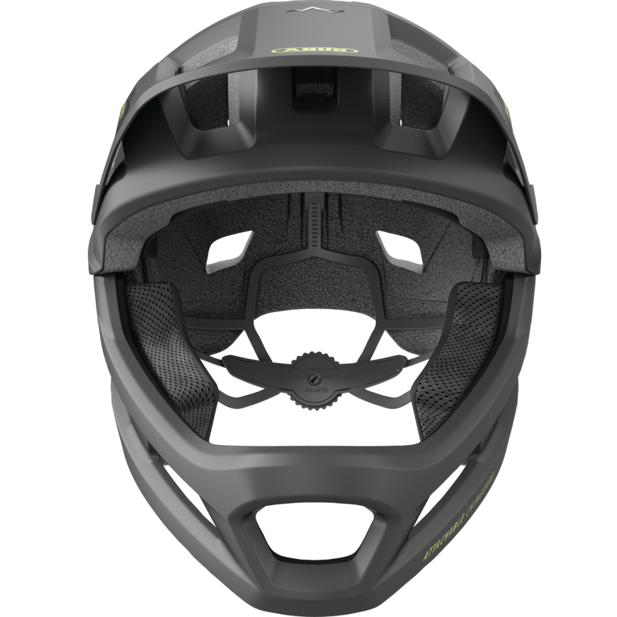 Capacete de BTT ABUS YOUDROP FF Junior Velvet Preto