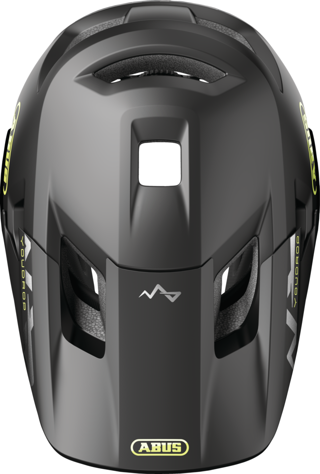 Capacete de BTT ABUS YOUDROP FF Junior Velvet Preto