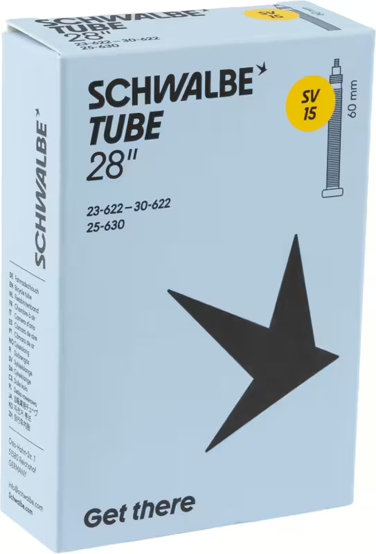 Tubo interior SCHWALBE SV15 700x23/30c Presta