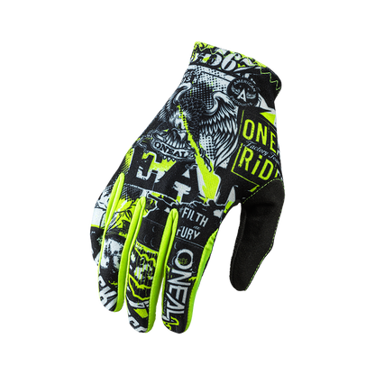 Luvas O'NEAL MATRIX ATTACK Preto/Amarelo