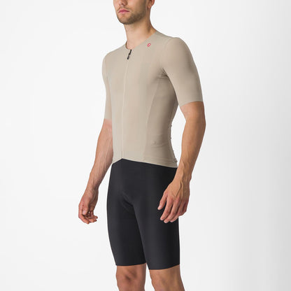 Maillot CASTELLI PREMIO Mangas Curtas Bege