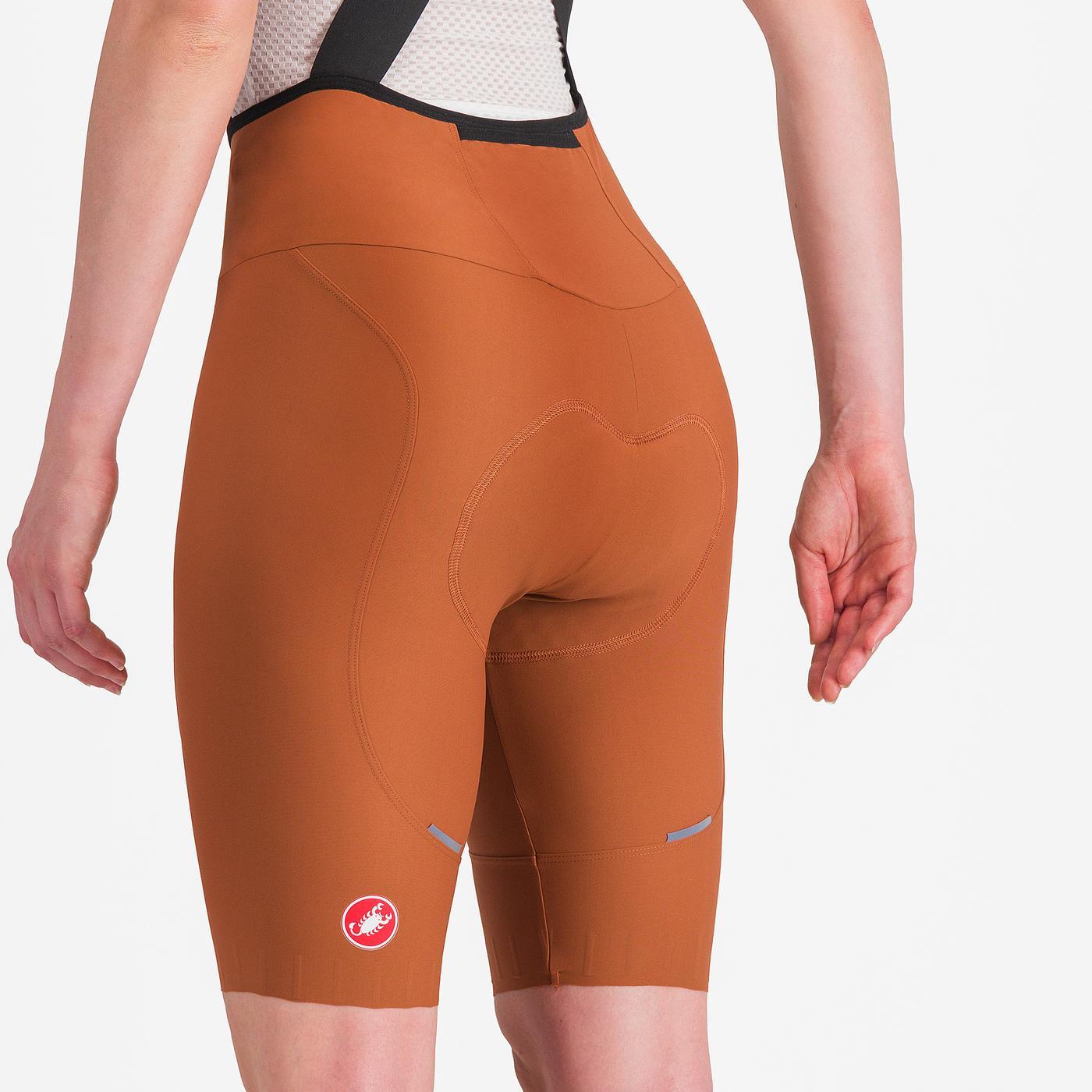 CASTELLI ESPRESSO W DT Bib Tight castanho para mulher