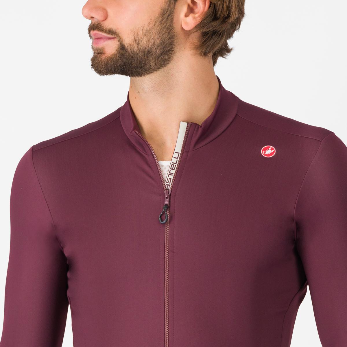 CASTELLI ESPRESSO THERMAL Camisola de manga comprida Bordeaux