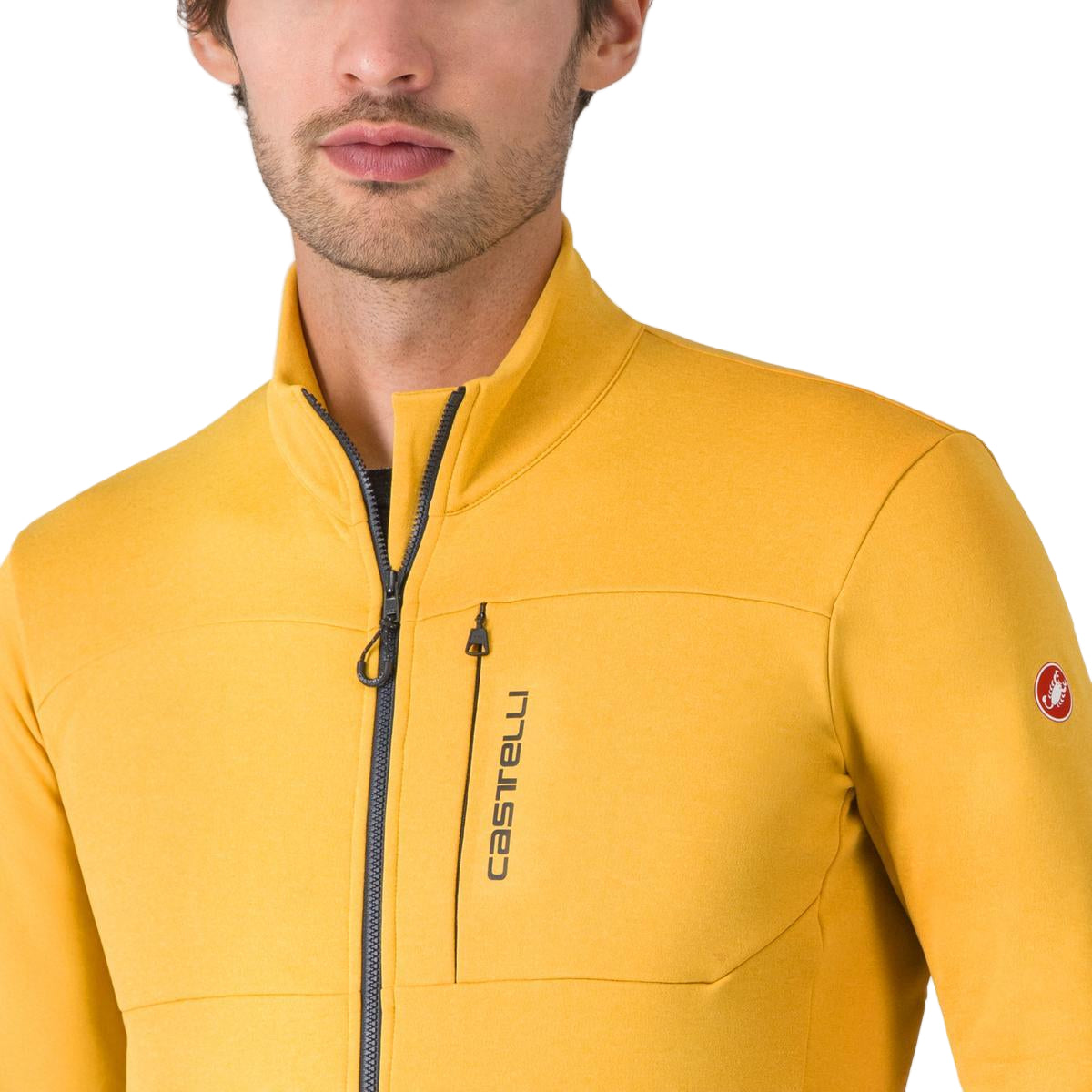CASTELLI UNLIMITED TRAIL 2 Camisola de manga comprida Amarelo/Cinzento