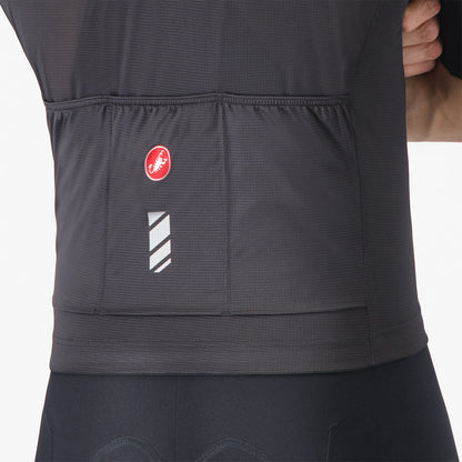 Jersey CASTELLI UNLIMITED ENTRATA 3 Mangas Curtas Preto