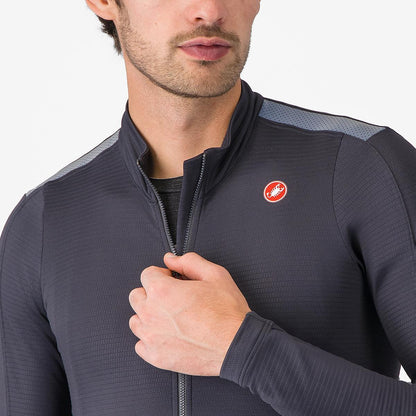 Maillot CASTELLI PURO 4 Mangas Compridas Dark Gray