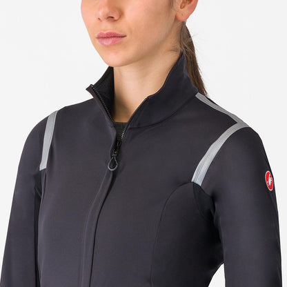 Jaqueta CASTELLI PERFETTO RoS 3 Feminina Preto/Preto Reflex