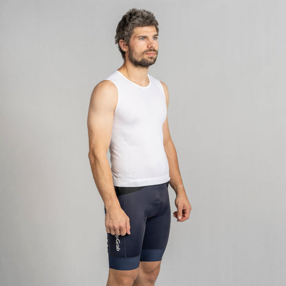 Camisola interior sem mangas GRIPGRAB PACR SUMMER SEAMLESS branca