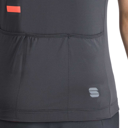 Maillot SPORTFUL CLASSIC Mangas Curtas Feminino Preto