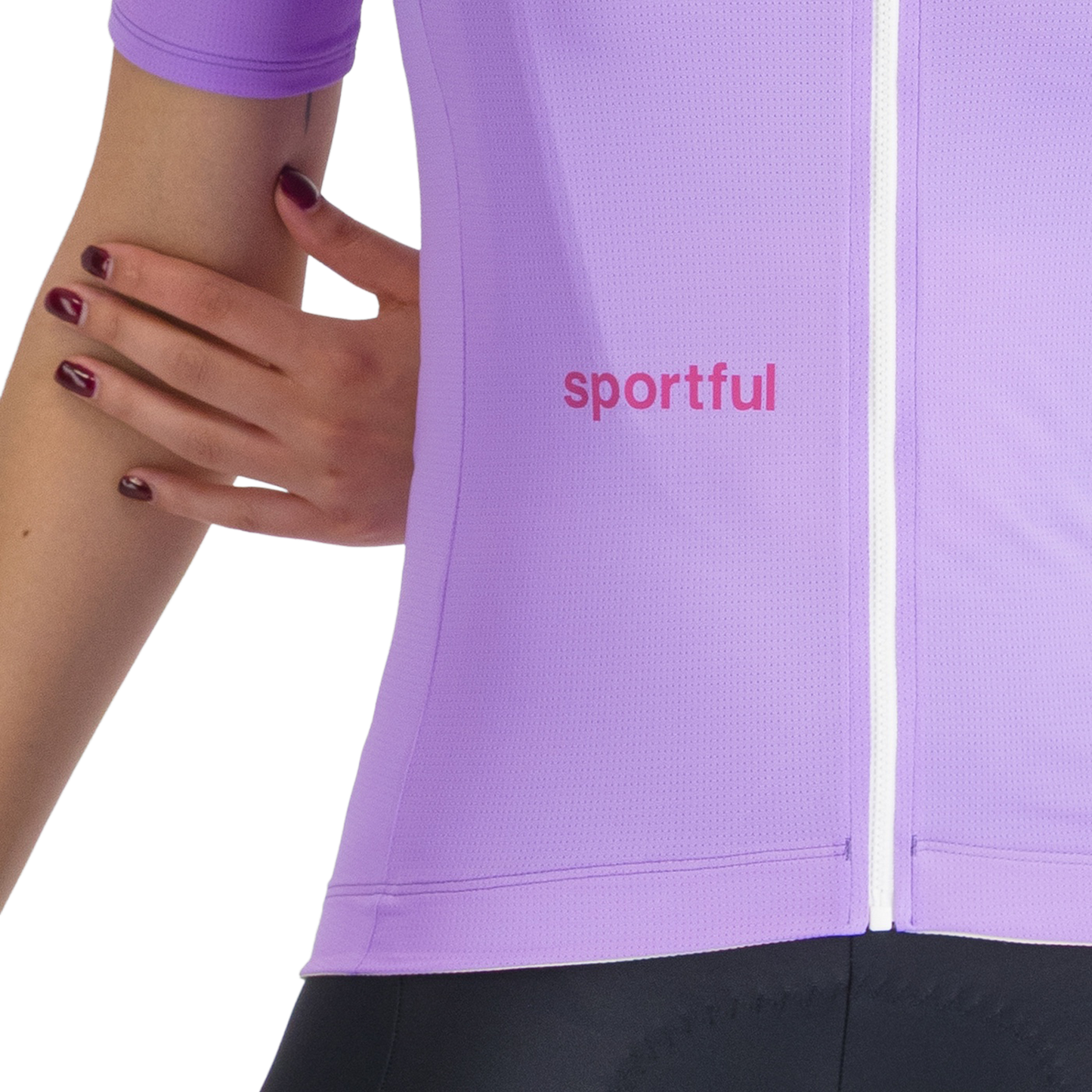 Camisola de manga curta SPORTFUL CLASSIC para mulher Roxo