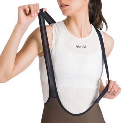 Calção Curto com Bretelas SPORTFUL GIARA 2 Mulher Castanho
