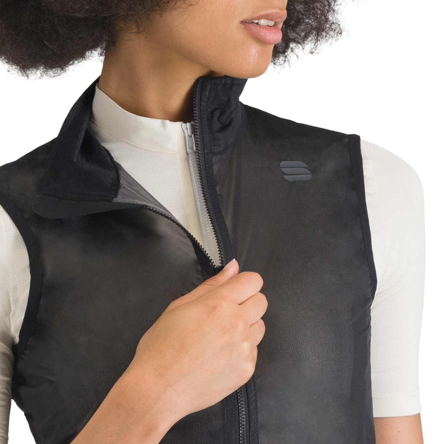 Casaco sem mangas SPORTFUL LIGHT AIR para mulher Preto