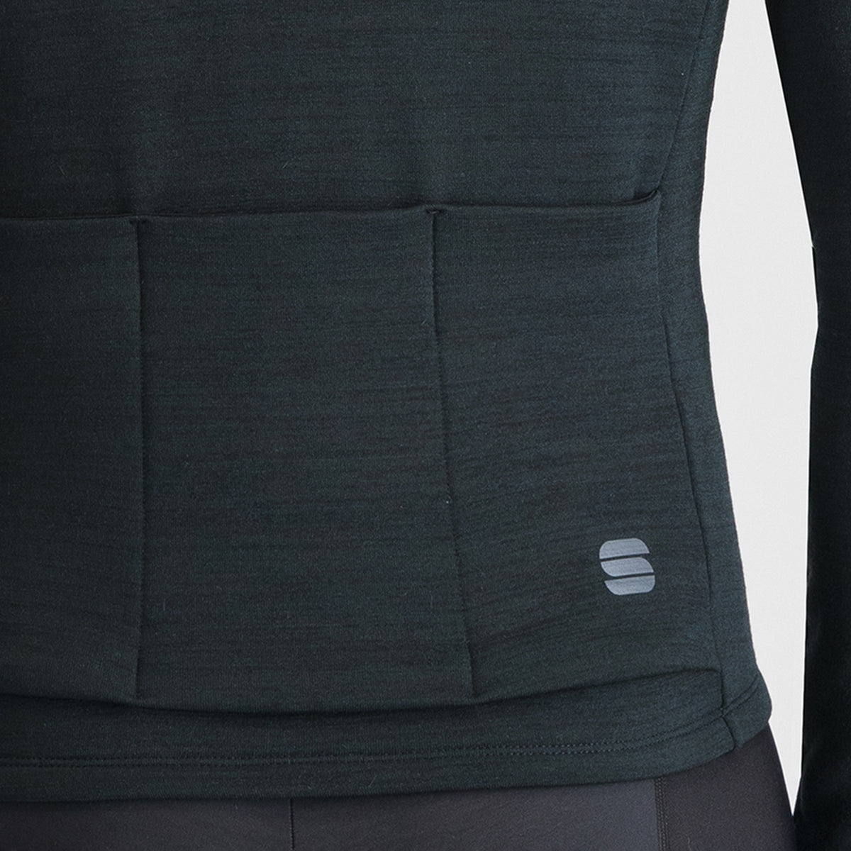 Camisola SPORTFUL Supergiara de lã de manga comprida preta