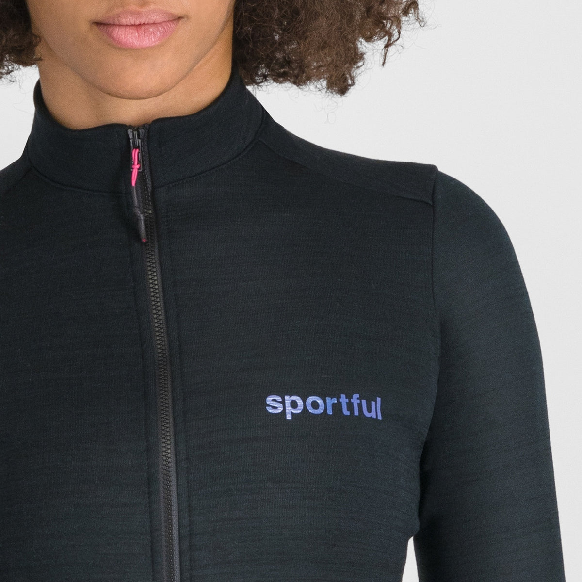 Camisola SPORTFUL SUPERGIARA WOOL de manga comprida para mulher preta
