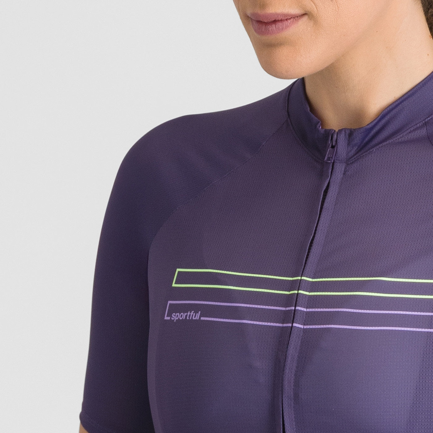 Camisola de manga curta SPORTFUL STARLIGHT 2 para mulher Roxo