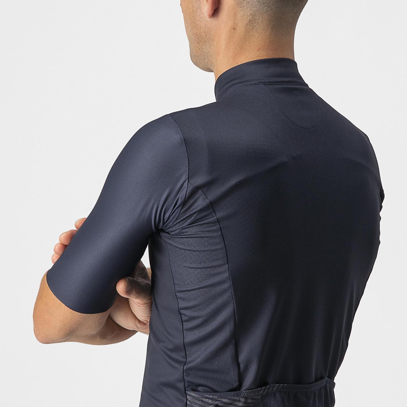 CASTELLI 13 SCREEN Camisola de manga curta azul/vermelha