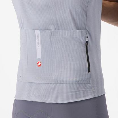 Maillot CASTELLI PREMIO EVO Mangas Curtas Cinzento