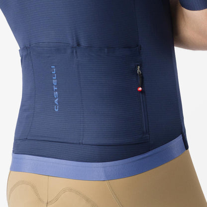 Maillot CASTELLI ESPRESSO 2 Mangas Curtas Azul