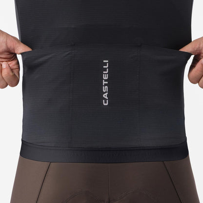 Casaco Sem Mangas CASTELLI ESPRESSO 2 Preto/Branco