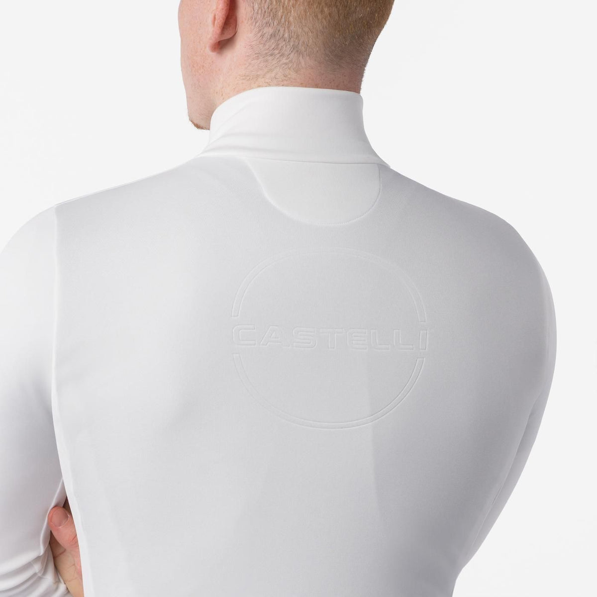 Camisola CASTELLI COMPETIZIONE THERMAL Mangas Compridas Marfim
