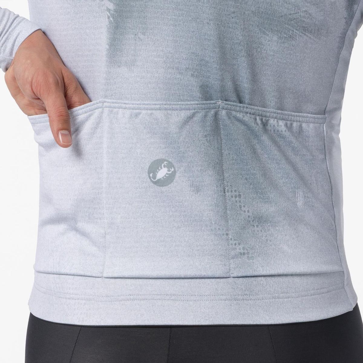 Camisola CASTELLI NEBULA THERMAL Mangas Compridas Cinzento