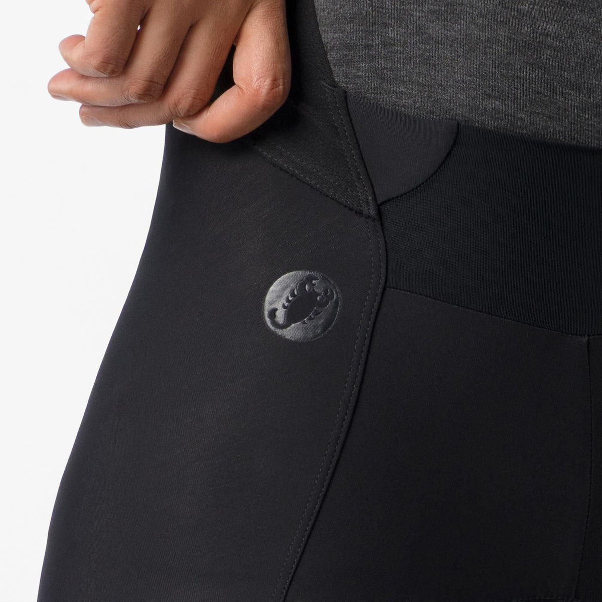 Culote Longo com Alças CASTELLI ESPRESSO 2 DT Mulher Preto