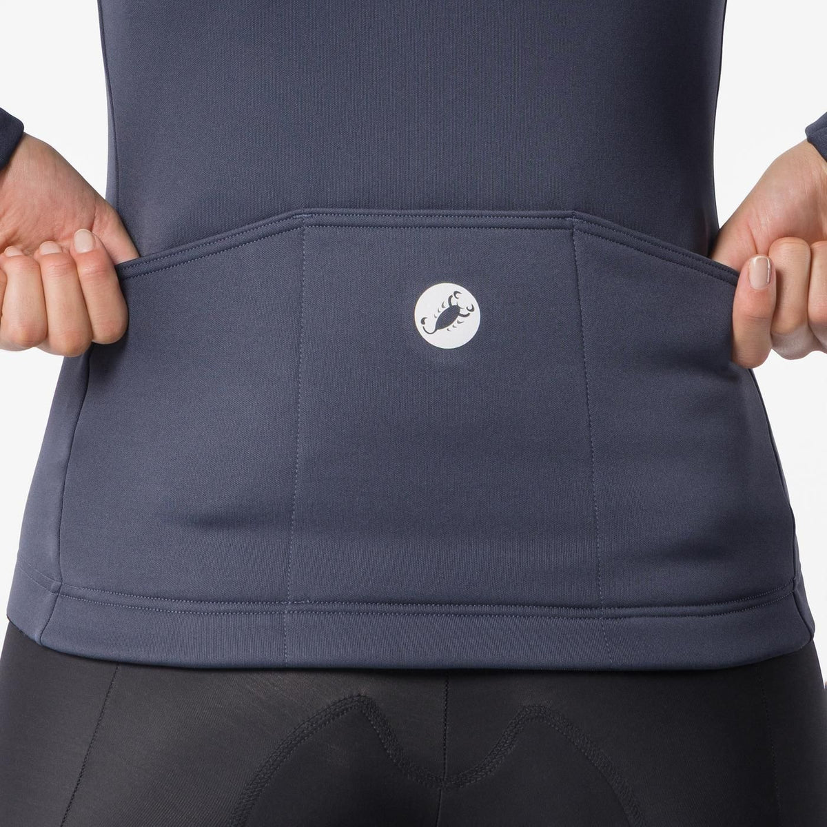 Camisola CASTELLI SINERGIA 3 FZ Mangas Compridas Mulher Azul