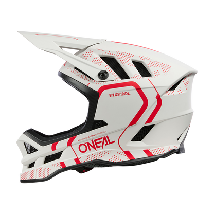 Capacete de BTT O'NEAL BLADE POLYACRYLITE STRIKE Branco/Vermelho