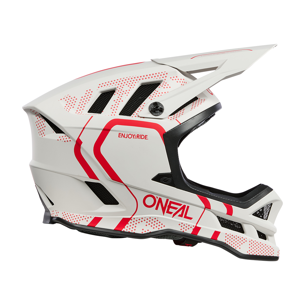 Capacete de BTT O'NEAL BLADE POLYACRYLITE STRIKE Branco/Vermelho