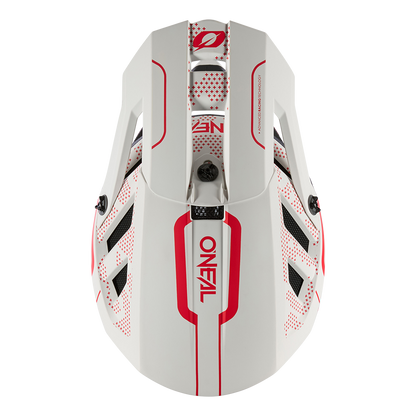 Capacete de BTT O'NEAL BLADE POLYACRYLITE STRIKE Branco/Vermelho