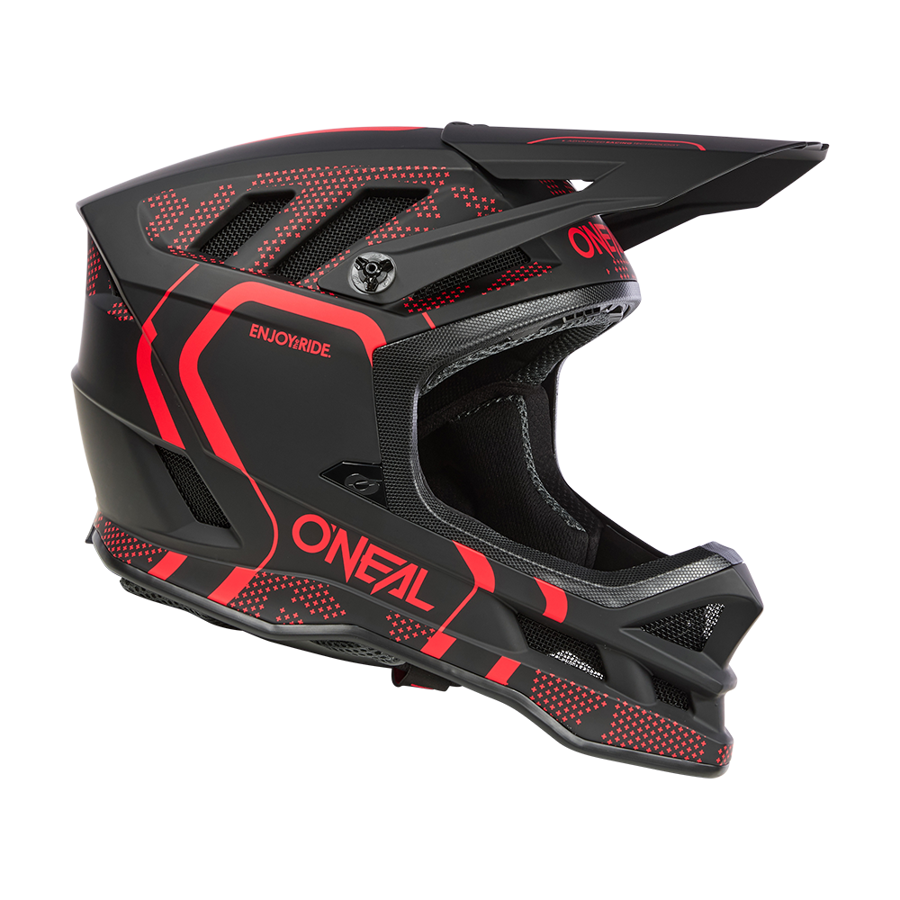 Capacete de BTT O'NEAL BLADE POLYACRYLITE STRIKE Preto/Vermelho