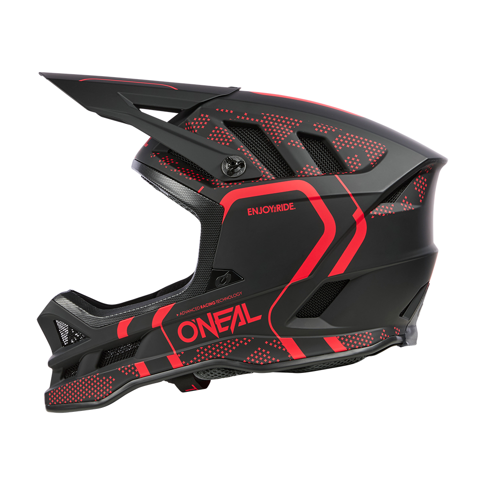 Capacete de BTT O'NEAL BLADE POLYACRYLITE STRIKE Preto/Vermelho